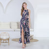 Plus Size Bohemian Women Summer Beach Dress 2019 Boho Long Ladies Dresses For Woman Casual Chiffon Sundress Floral Maxi Frocks